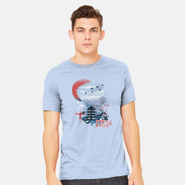 Ukiyo-E Cowboy-mens heavyweight tee-dandingeroz