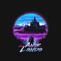 Anor Londo Postcard-none water bottle drinkware-dandingeroz