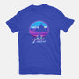 Anor Londo Postcard-womens fitted tee-dandingeroz