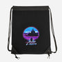 Anor Londo Postcard-none drawstring bag-dandingeroz