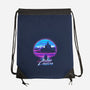 Anor Londo Postcard-none drawstring bag-dandingeroz