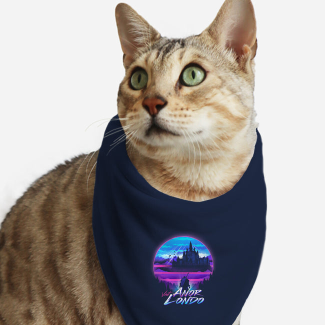 Anor Londo Postcard-cat bandana pet collar-dandingeroz