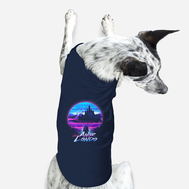 Anor Londo Postcard-dog basic pet tank-dandingeroz