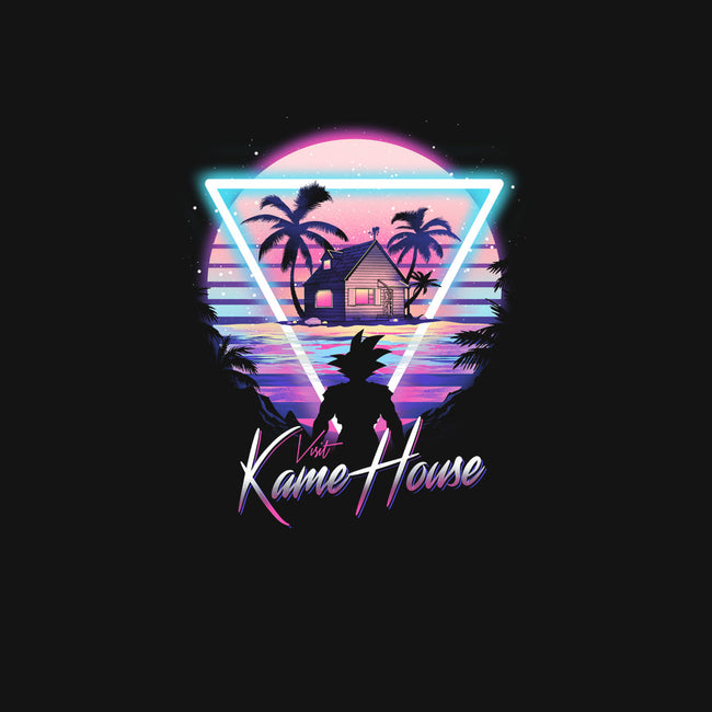 Kame Island Postcard-unisex crew neck sweatshirt-dandingeroz