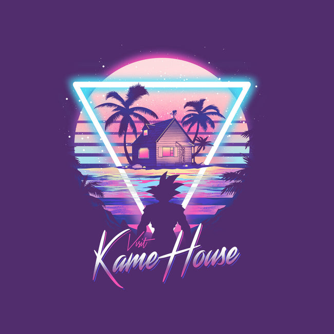 Kame Island Postcard-none drawstring bag-dandingeroz