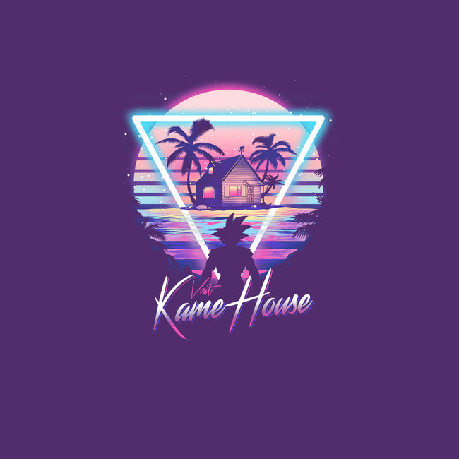 Kame Island Postcard-womens off shoulder tee-dandingeroz