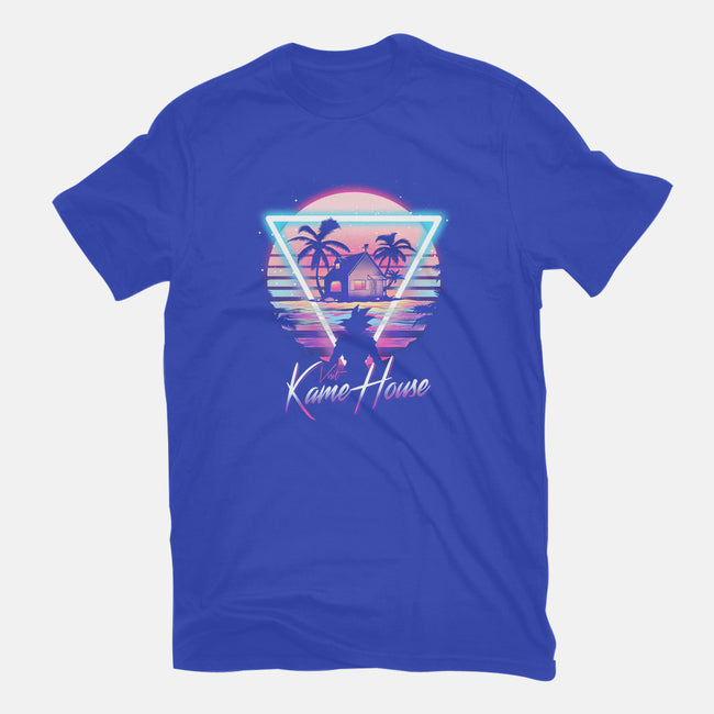 Kame Island Postcard-womens basic tee-dandingeroz