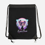 Kame Island Postcard-none drawstring bag-dandingeroz