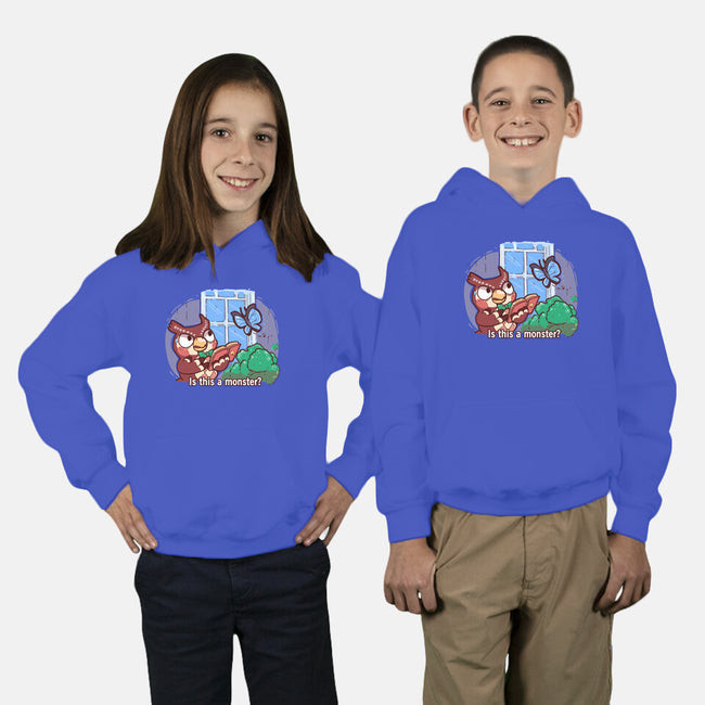 Is This A Monster?-youth pullover sweatshirt-sarkasmtek