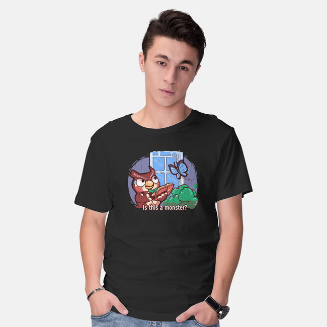 Is This A Monster?-mens basic tee-sarkasmtek