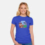 Is This A Monster?-womens fitted tee-sarkasmtek