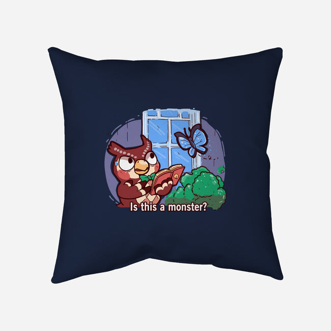Is This A Monster?-none removable cover w insert throw pillow-sarkasmtek
