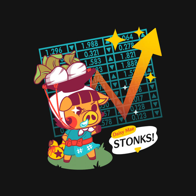 Turnip Stonks-none glossy sticker-theteenosaur