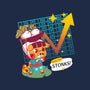 Turnip Stonks-none glossy sticker-theteenosaur