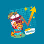 Turnip Stonks-none polyester shower curtain-theteenosaur