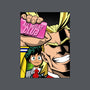 All Might Club-none stretched canvas-Boggs Nicolas