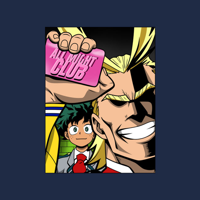 All Might Club-none removable cover w insert throw pillow-Boggs Nicolas