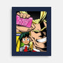 All Might Club-none stretched canvas-Boggs Nicolas