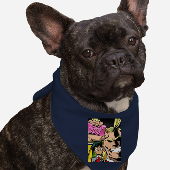 All Might Club-dog bandana pet collar-Boggs Nicolas