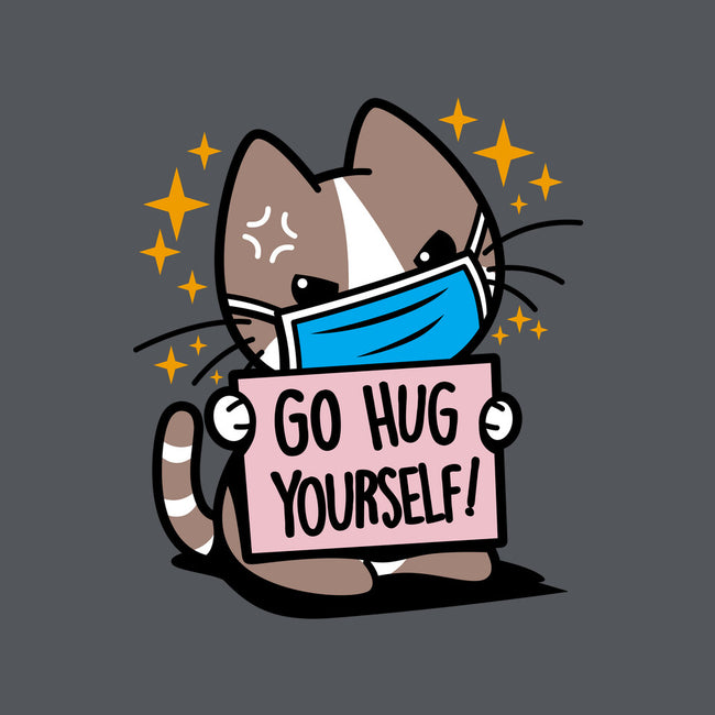 No Free Hugs-none removable cover w insert throw pillow-Boggs Nicolas