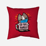 No Free Hugs-none removable cover w insert throw pillow-Boggs Nicolas