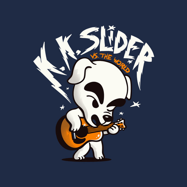 K.K. Slider vs the World-none stretched canvas-eduely