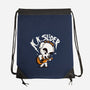 K.K. Slider vs the World-none drawstring bag-eduely