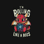 Rolling Like A Boss-womens v-neck tee-Typhoonic