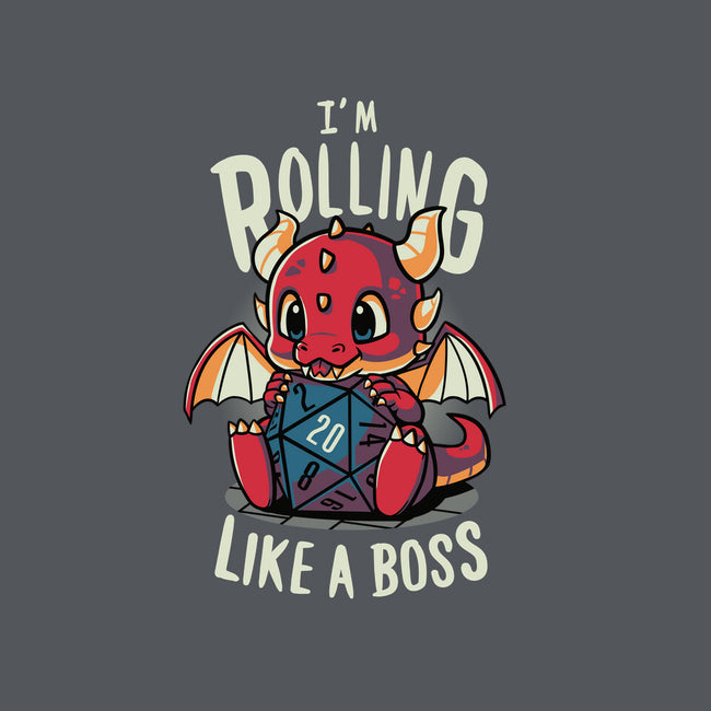 Rolling Like A Boss-womens v-neck tee-Typhoonic