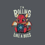 Rolling Like A Boss-womens v-neck tee-Typhoonic