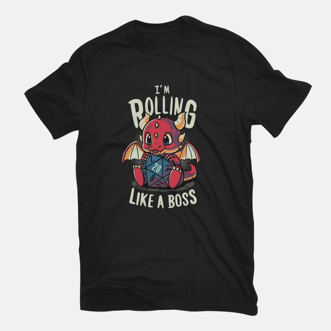 Rolling Like A Boss-mens premium tee-Typhoonic