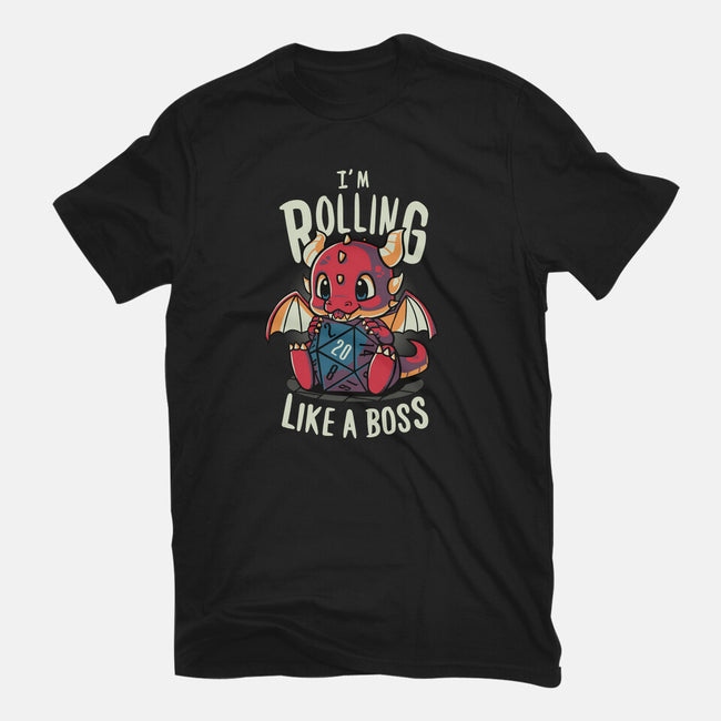 Rolling Like A Boss-unisex basic tee-Typhoonic