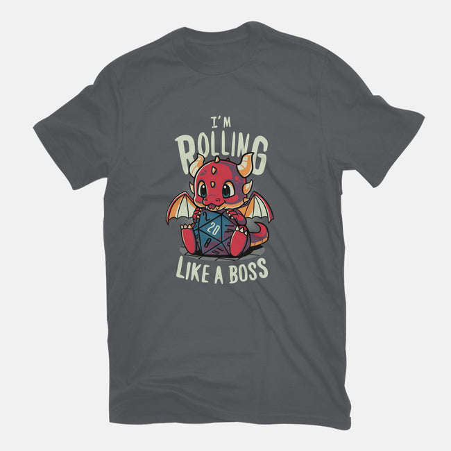 Rolling Like A Boss-mens premium tee-Typhoonic