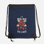 Rolling Like A Boss-none drawstring bag-Typhoonic