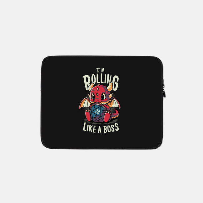 Rolling Like A Boss-none zippered laptop sleeve-Typhoonic