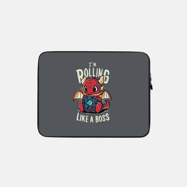 Rolling Like A Boss-none zippered laptop sleeve-Typhoonic