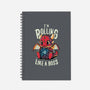 Rolling Like A Boss-none dot grid notebook-Typhoonic