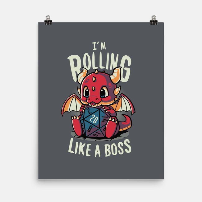 Rolling Like A Boss-none matte poster-Typhoonic