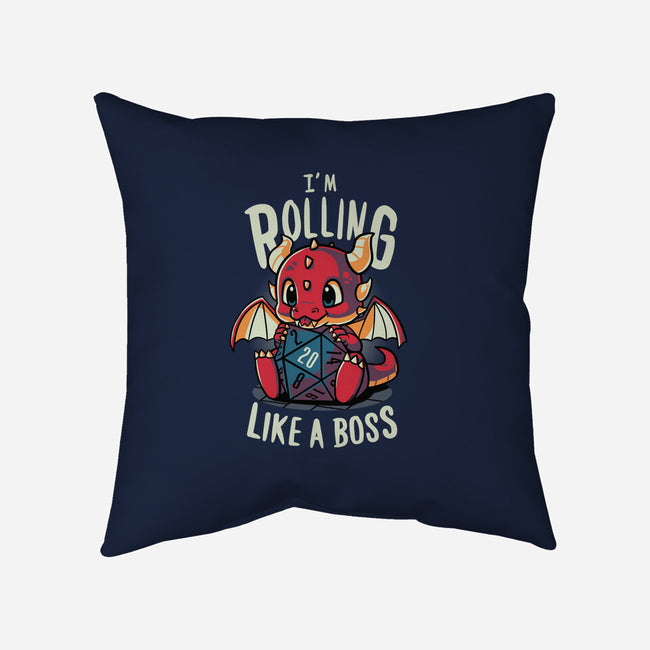 Rolling Like A Boss-none removable cover throw pillow-Typhoonic