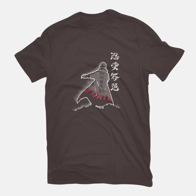 Fourth Hokage Enters-womens fitted tee-constantine2454