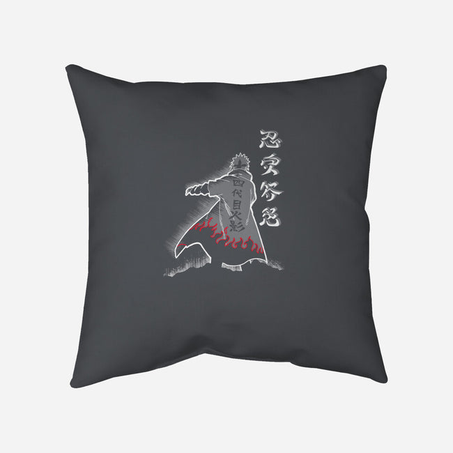 Fourth Hokage Enters-none removable cover w insert throw pillow-constantine2454