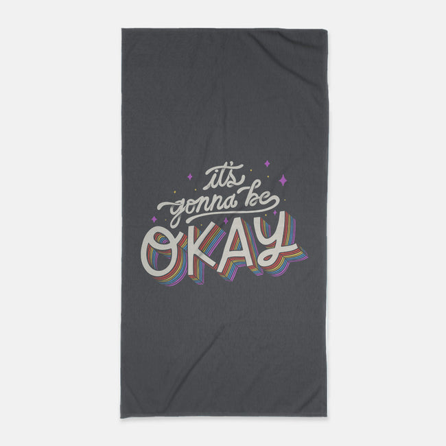 It's Gonna be Okay-none beach towel-eduely