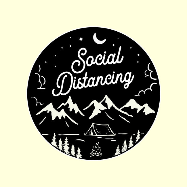 Social Distancing-none polyester shower curtain-beerisok