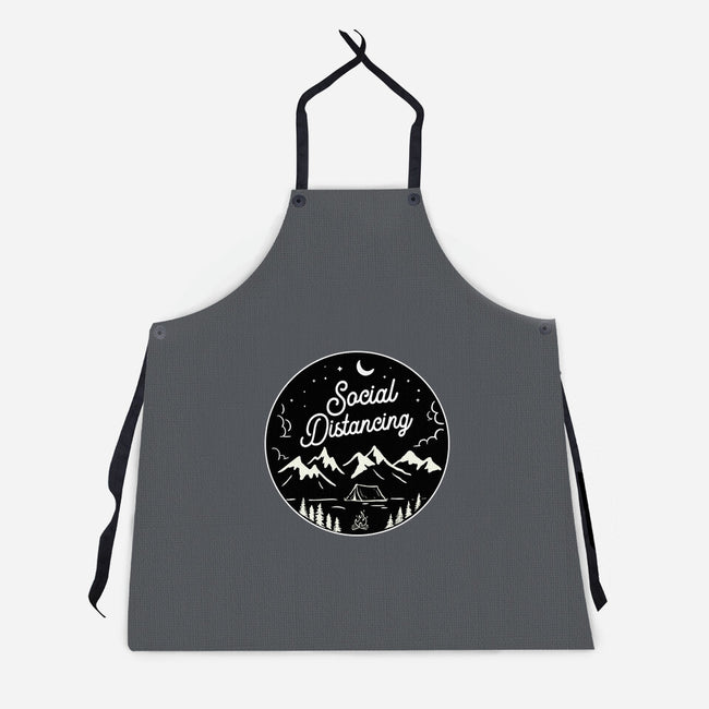 Social Distancing-unisex kitchen apron-beerisok