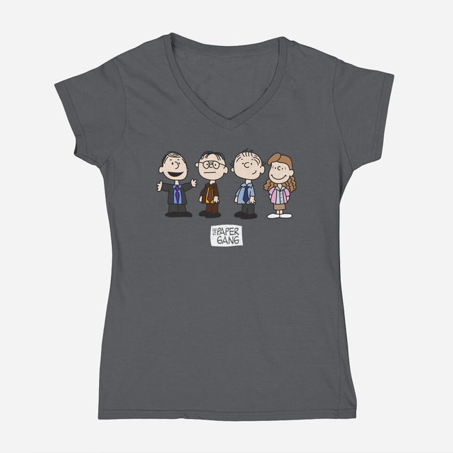 The Paper Gang-womens v-neck tee-dpodeszek