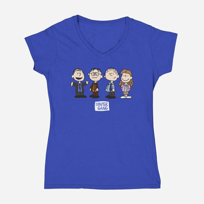 The Paper Gang-womens v-neck tee-dpodeszek