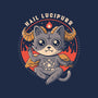 Hail Lucipurr-womens v-neck tee-eduely