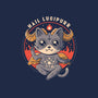 Hail Lucipurr-womens basic tee-eduely