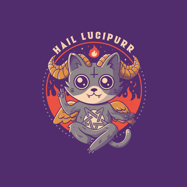 Hail Lucipurr-womens basic tee-eduely
