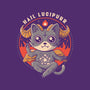 Hail Lucipurr-none non-removable cover w insert throw pillow-eduely